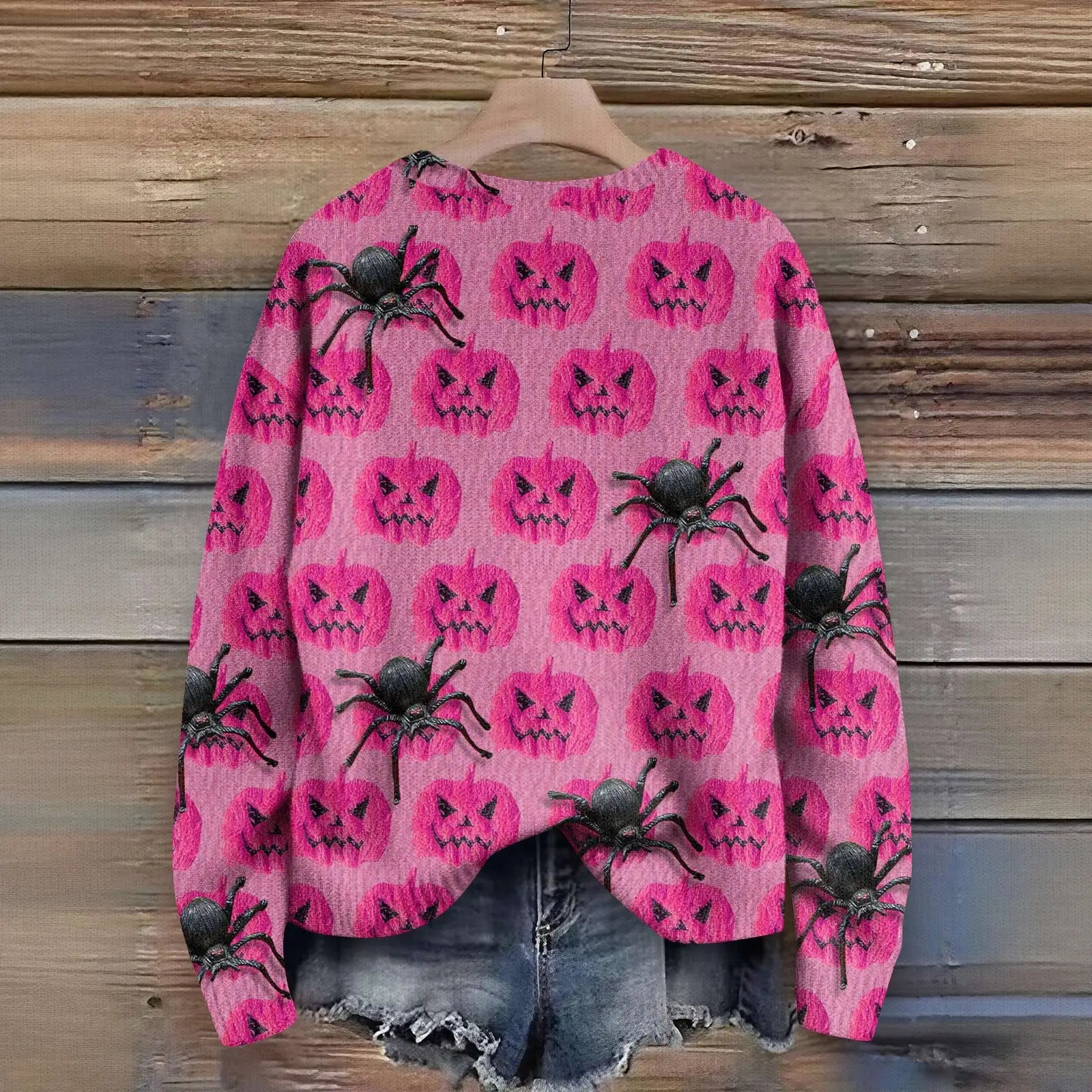 Halloween Print Sweater